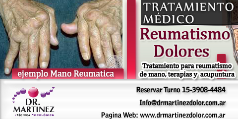 reumatismo  Tratamiento Medico, Zona Sur, Quilmes, Berazategui 