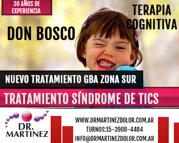 sindrome terapias tics ,Zona Sur Quilmes, Berazategui